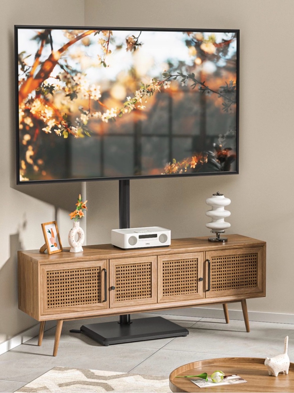 Sony Multi-use, Multi-tv Stand with Swivel & Cord Hideaway